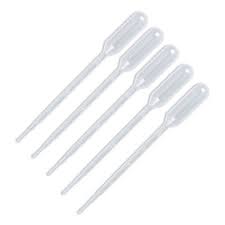 3mL Plastic Dropper 5 Pcs China Dropper